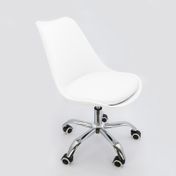 Silla giratoria San Francisco, color blanco