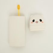 Esterilizador de cepillos de dientes infantil, diseño gato blanco