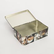 Caja organizadora, 20 cm, diseño café