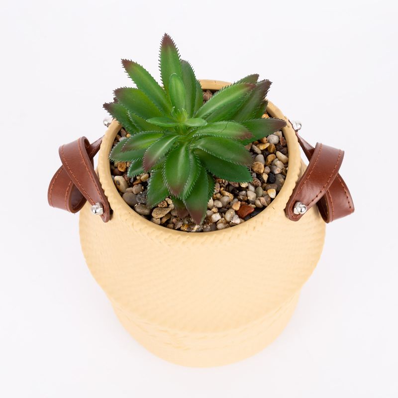planta-artifificial-en-maceta-beige-grabada-con-manija-cafe-de-26-cm-1-7701016952590