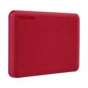 Disco duro de 2TB, Toshiba Canvio Advance, rojo