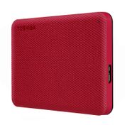 Disco duro de 2TB, Toshiba Canvio Advance, rojo
