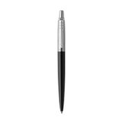 Bolígrafo Parker Jotter, acero inoxidable negro, acabado cromo