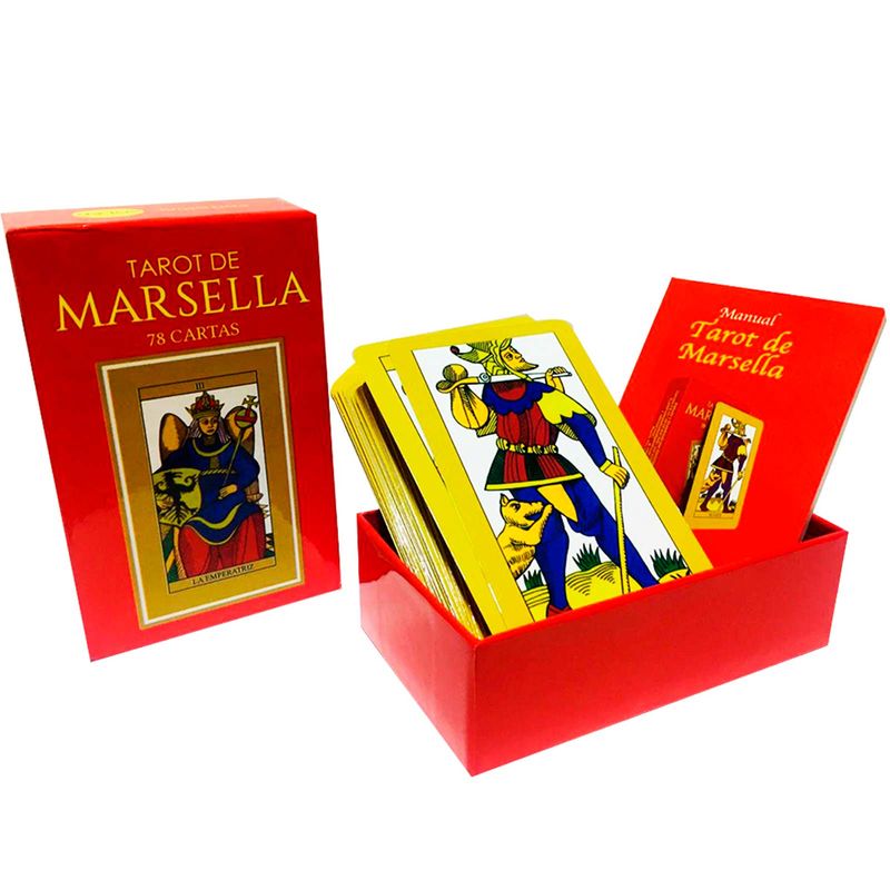 Tarot De Marsella Tarot De Marseille Cartas En Español Con Libro 