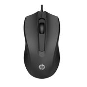 Mouse alámbrico HP 100, negro