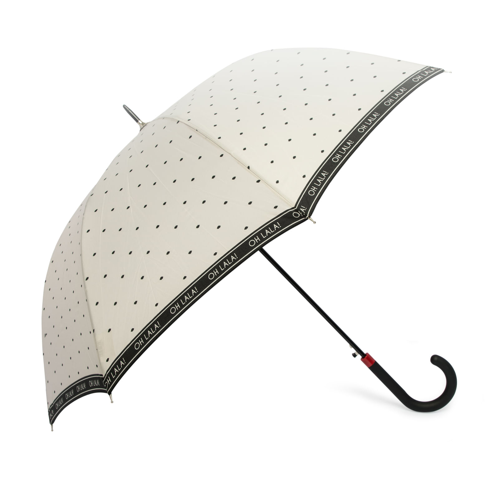 Paraguas blanco traslucido 83cm