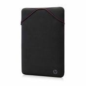 Funda reversible HP para portátil de 15.6", gris y vino tinto