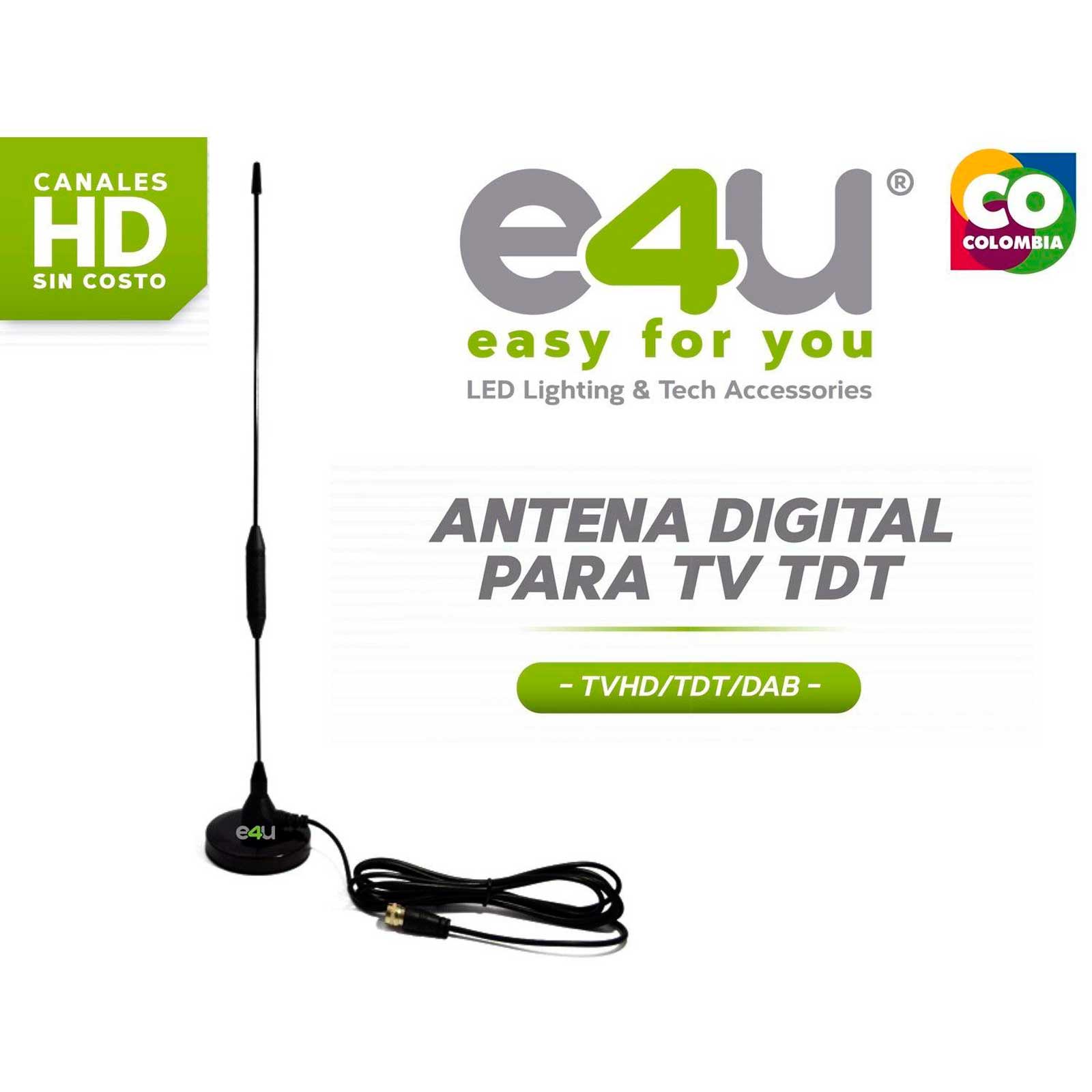 Antena TDT E4U para Television en Alta Definicion