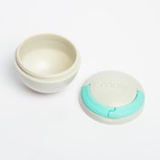 Recipiente para chupo con tapa, gris