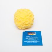 Esponja sintética redonda amarilla