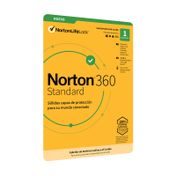 Antivirus norton 360 Standard, 1 dispositivo x 1 año