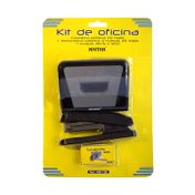 Kit de oficina cosedora + perforadora + grapas Eco Nhitan