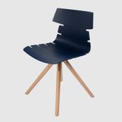 Silla fija dragón, azul