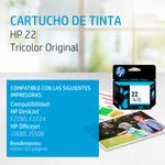 tinta-hp-22-tricolor-829160902227