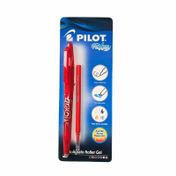Bolígrafo Pilot Frixion rojo con tapa + repuesto