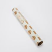 Rollo vinilo adhesivo de 25.4 x 25.4 cm puntos dorados