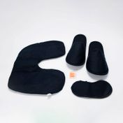 Set de viaje x 5 piezas, azul oscuro