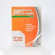 Repuesto para pasta de argolla, rayado, Panamericana (ref. 105)
