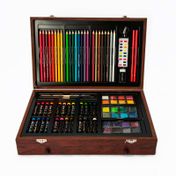 Set de arte x 142 piezas Art 101 con maletín de madera