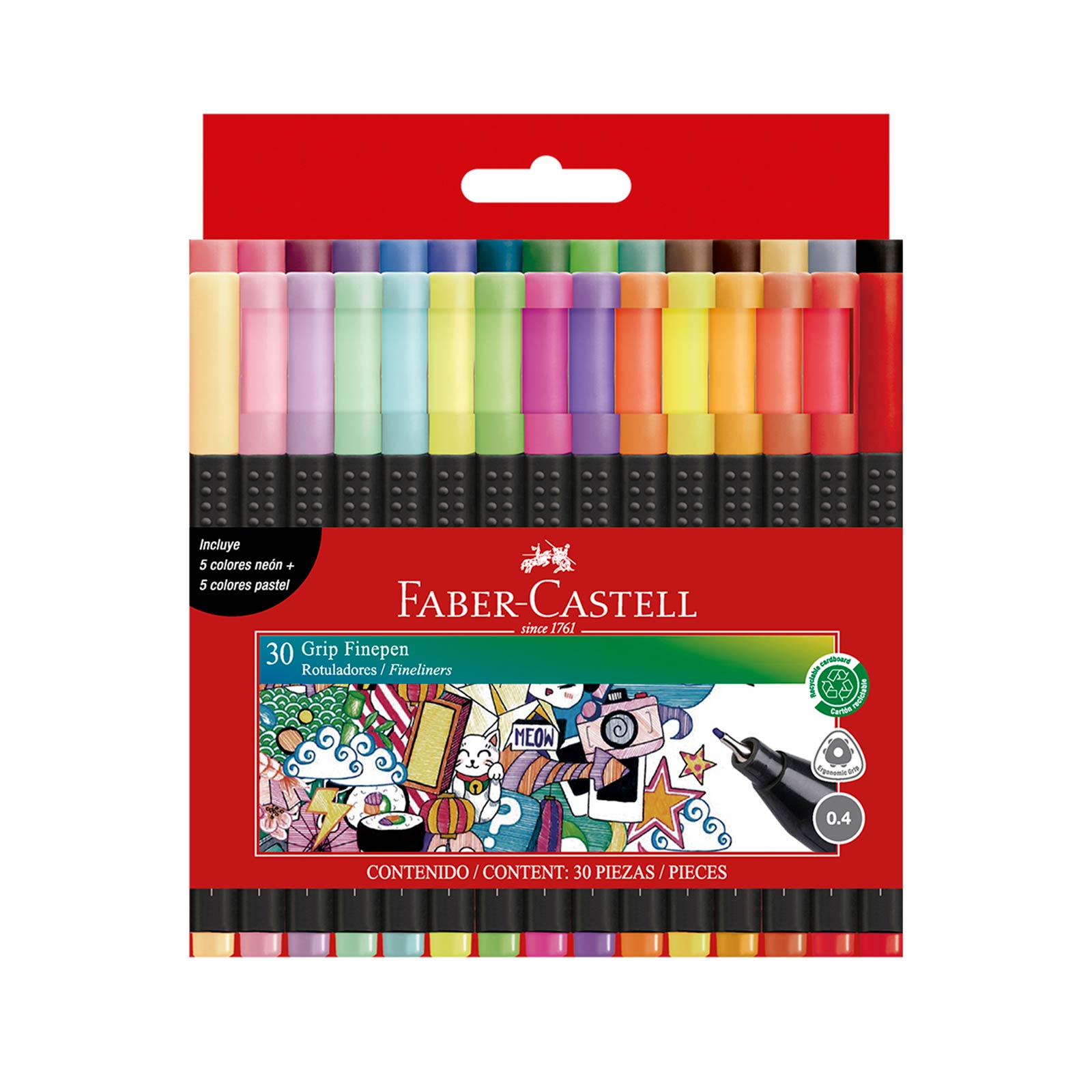 Fine Pen Stabilo Point 88 Estuche x 40 Unidades Incluye Colores Pastel