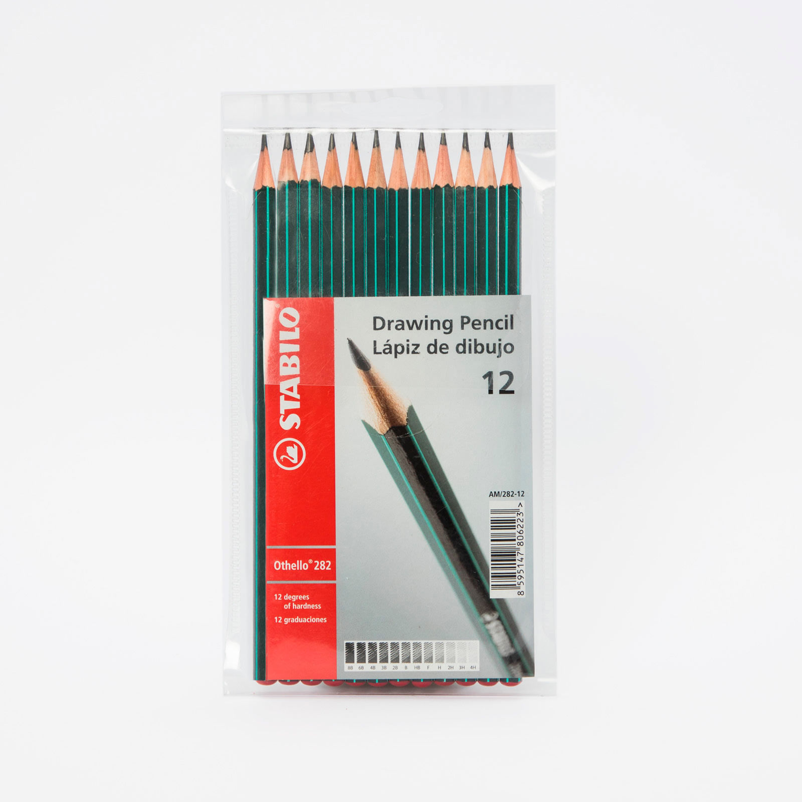 MISULOVE - Juego de lápices de dibujo profesional, 12 lápices de grafi