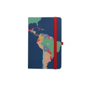Cuaderno artístico Alpen de 84 hojas - diseño de mapa mundi