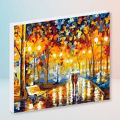 Kit de pintura por números - noche de lluvia