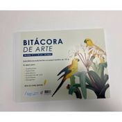 Bloc bitácora de arte con papel opalina de 120 g, 60 hojas