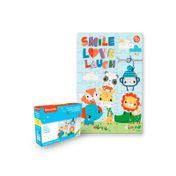 Rompecabezas Fisher-Price de 50 piezas, gigante, diseño de animales