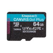 Memoria Micro SD Canvas Go Plus de 64 GB + adaptador