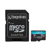 Memoria Micro SD Canvas Go Plus de 64 GB + adaptador