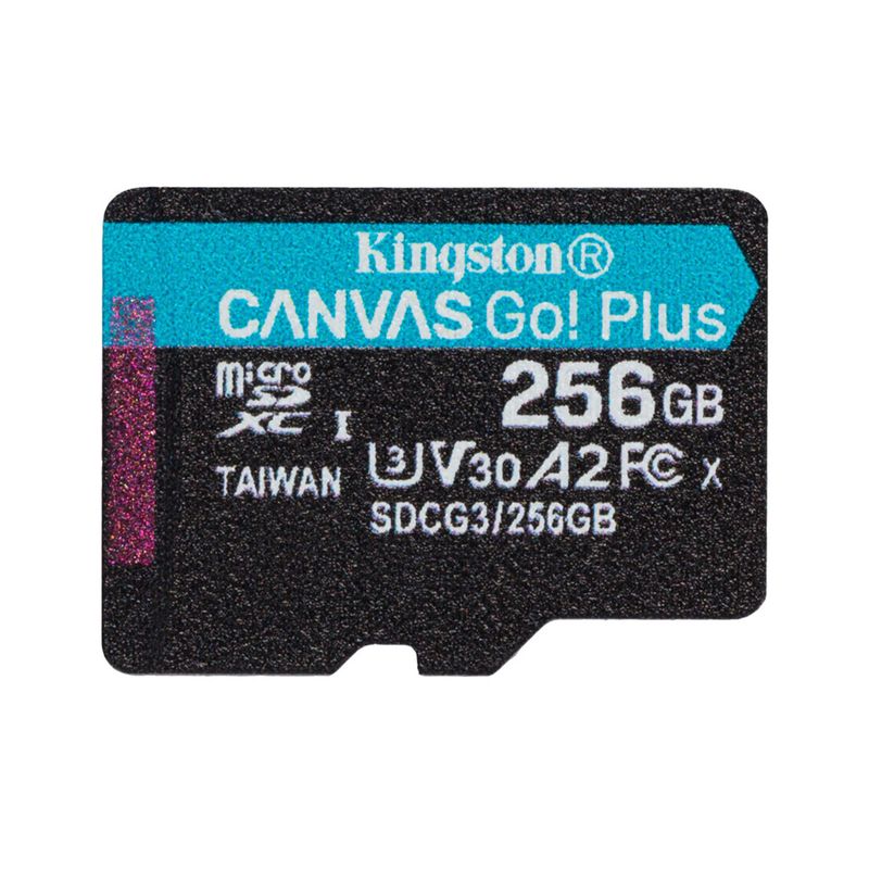 Memoria micro-SD Canvas Go de 256 gb + adaptador