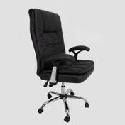 Silla presidencial Manchester, negra