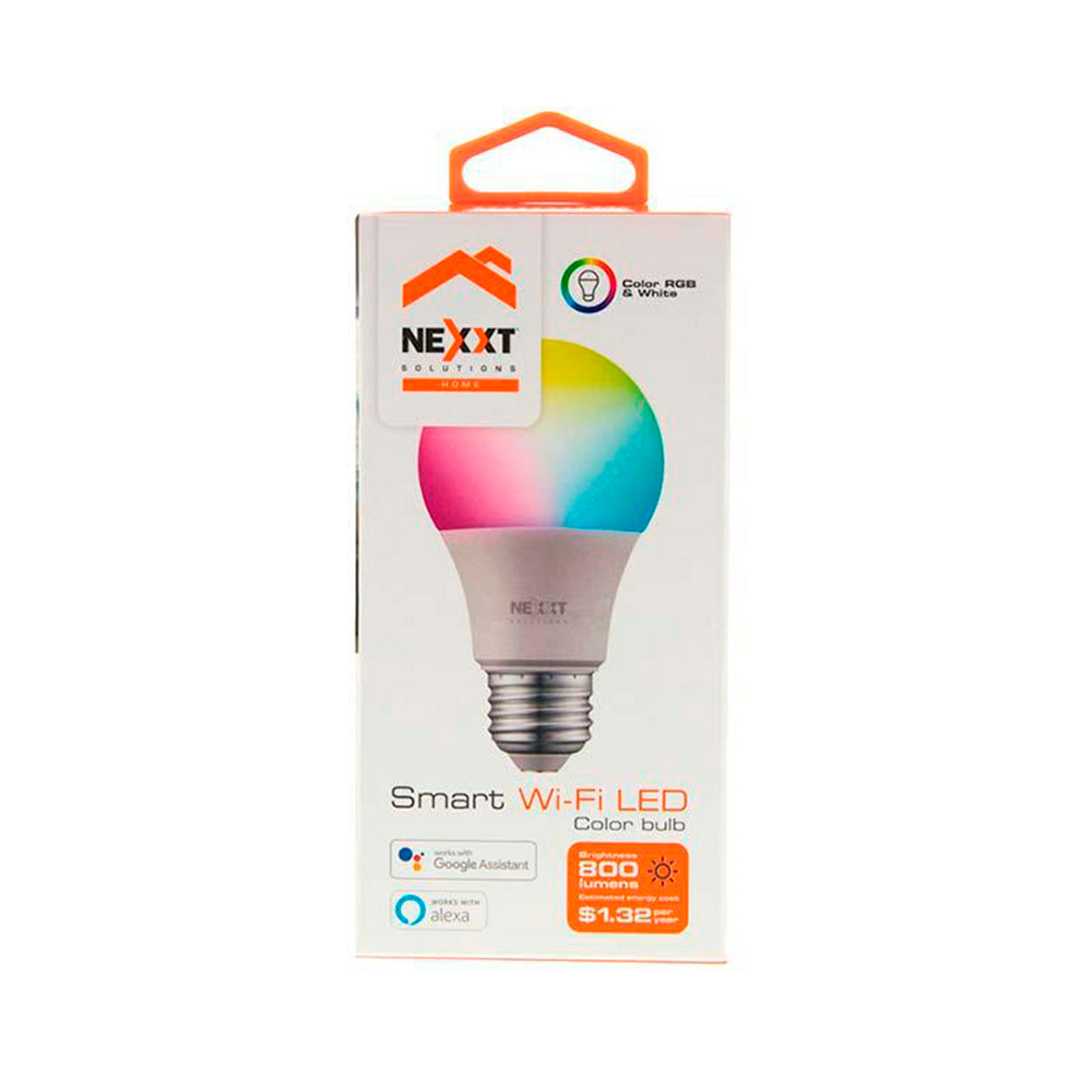 NexxtHome - Bombilla LED inteligente Wi-Fi 110V