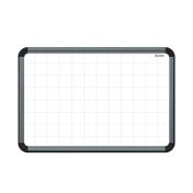Tablero acrílico de 80 cm, con marco metálico y líneas guía