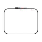 Tablero acrílico blanco con marco de madera
