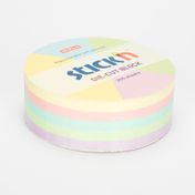 Notas adhesivas Stick'n x 250 hojas, diseño círculo en colores pastel