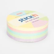 Notas adhesivas Stick'n x 250 hojas, diseño círculo en colores pastel