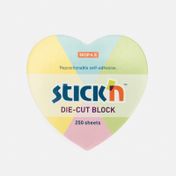 Notas adhesivas Stick'n x 250 hojas, diseño corazón en colores pastel
