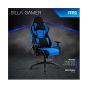 Silla Gamer Zerg, negra con azul