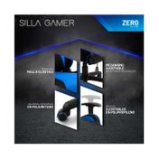 Silla Gamer Zerg, negra con azul