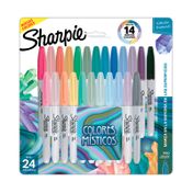 Marcador permanente Sharpie Fine colores místicos x 24 unidades