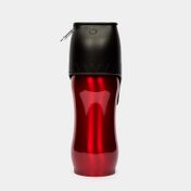 Dispensador de agua de 600 ml para mascotas, rojo