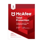 Antivirus McAfee Total Protection 1 dispositivo por 1 año