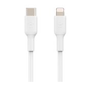 Cable Belkin USB-C a Lightning de 1 metro, blanco