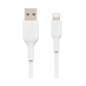 Cable Belkin USB-A a Lightning de 3 metros, blanco
