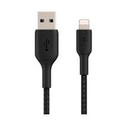 Cable Belkin USB-A a Lightning de 1 metro, negro