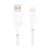 Cable Belkin USB-A a Lightning de 1 metro, blanco