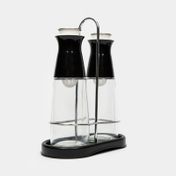 Set de dispensadores de vidrio de 320 ml x 2 piezas con base