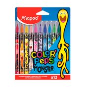 Plumón Maped Color Peps Monster x 12 unidades
